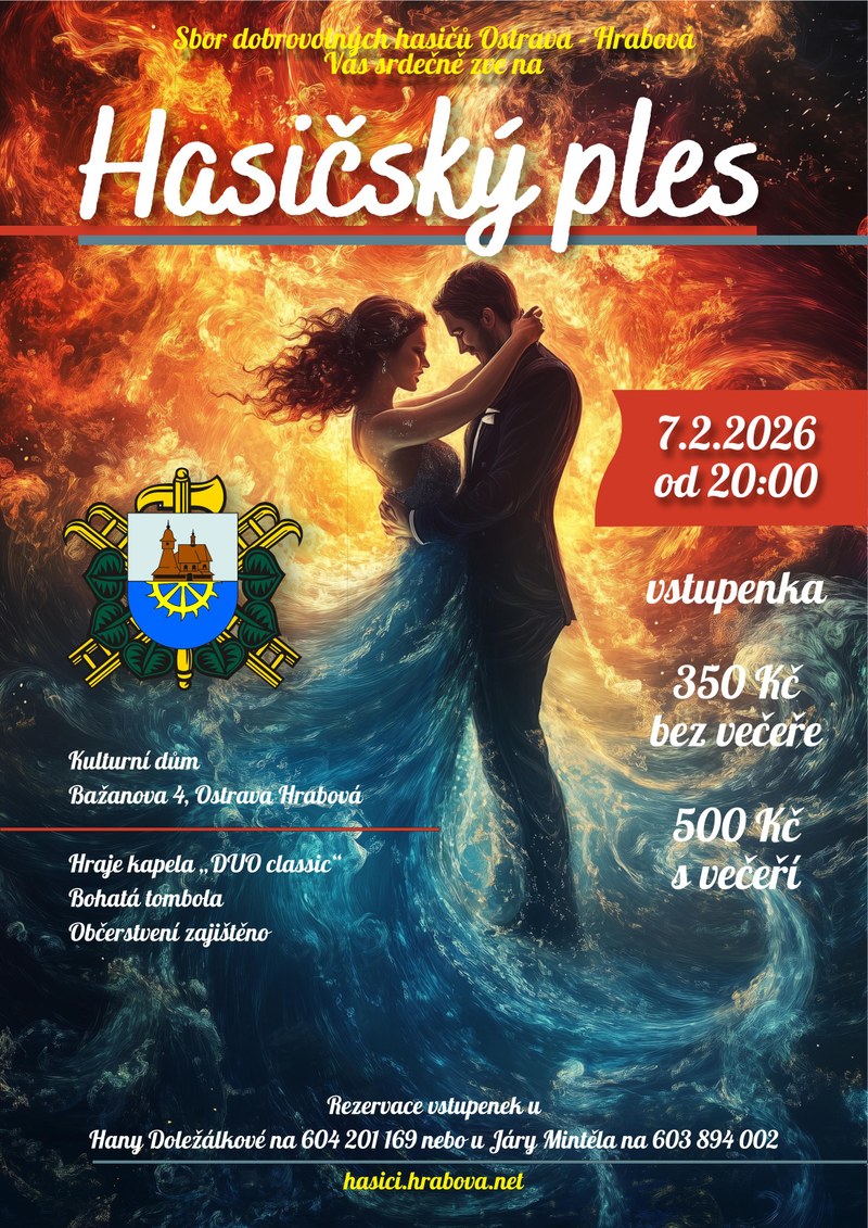 POZVÁNKA NA HASIČSKÝ PLES 