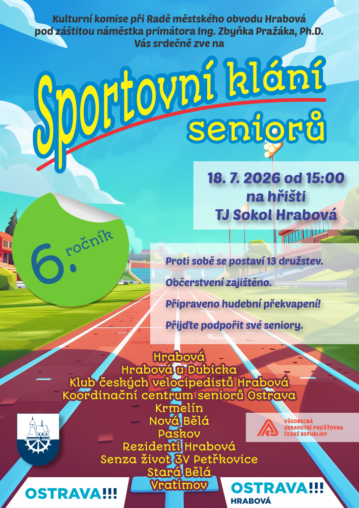 SPORTOVNÍ KLÁNÍ SENIORŮ JIŽ TUTO SOBOTU 